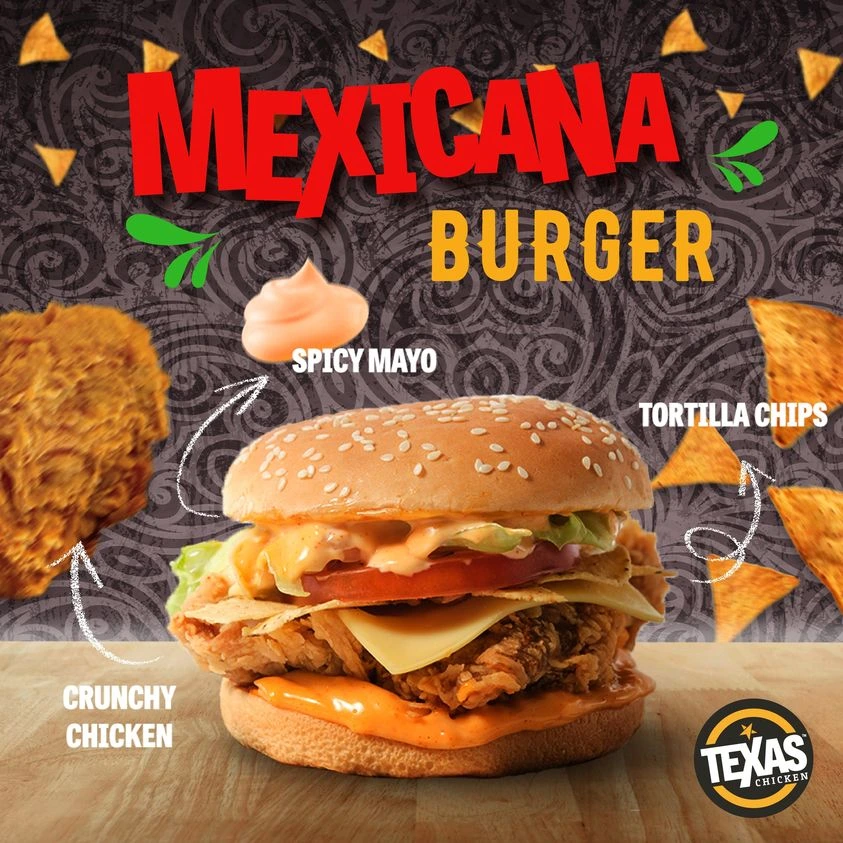 Texas Chicken Burger & Wraps Combo
