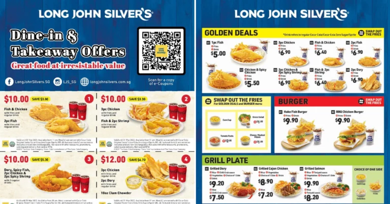 Long John Silver’s Menu Singapore & Latest Price List 2024