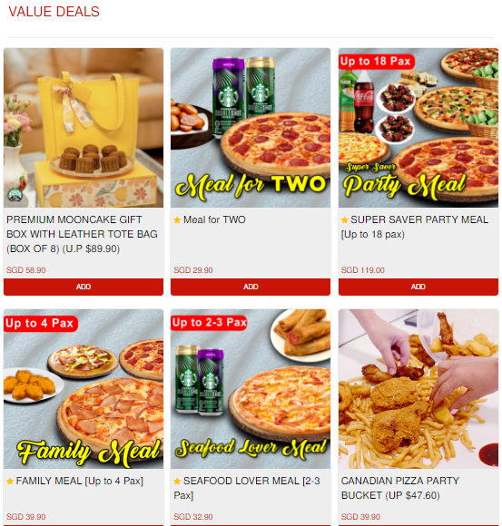 Canadian Pizza Menu Singapore & Latest Price List 2024
