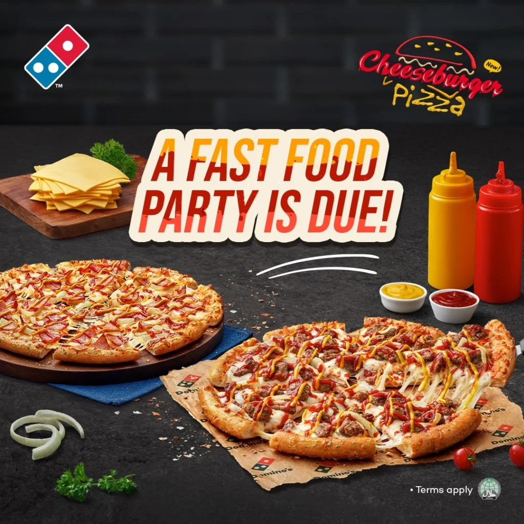 DOMINO’S PIZZAS MENU WITH PRICES
