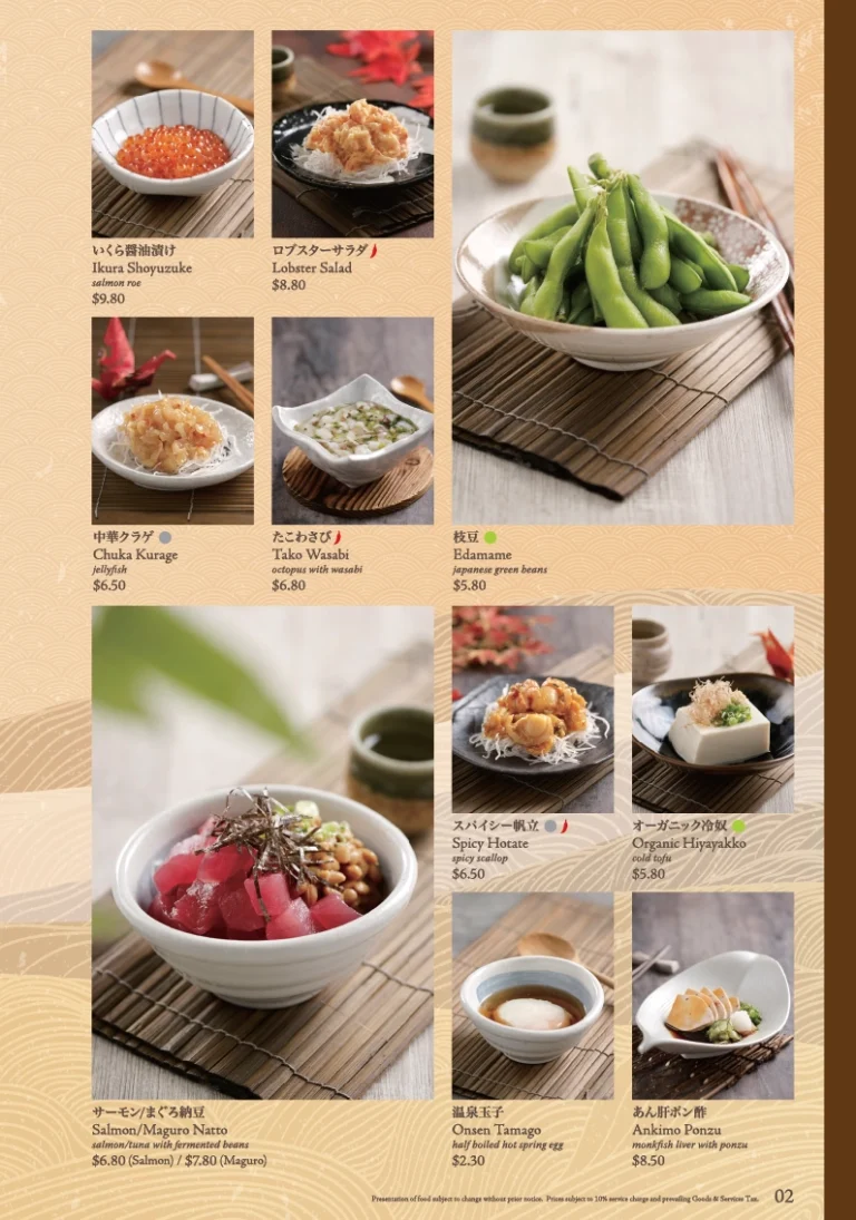 Sushi Tei Menu Singapore & Latest Price List 2024